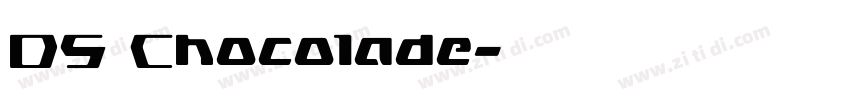 DS Chocolade字体转换